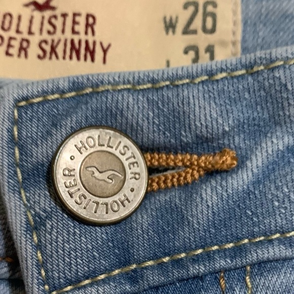 Hollister Authentic Denim Super Skinny Blue Jeans. Size 3R - Picture 6 of 9